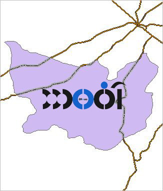 شیپ فایل راه های ارتباطی شهرستان نیر