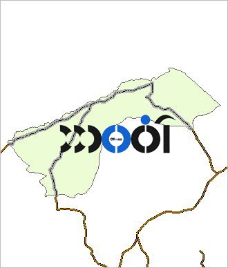شیپ فایل راه های ارتباطی شهرستان پارس آباد