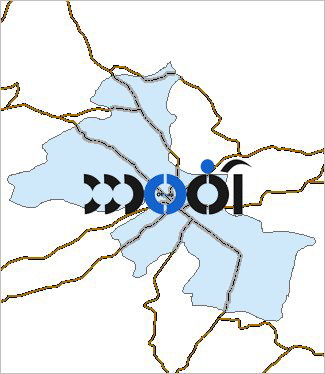 شیپ فایل راه های ارتباطی شهرستان اردبیل